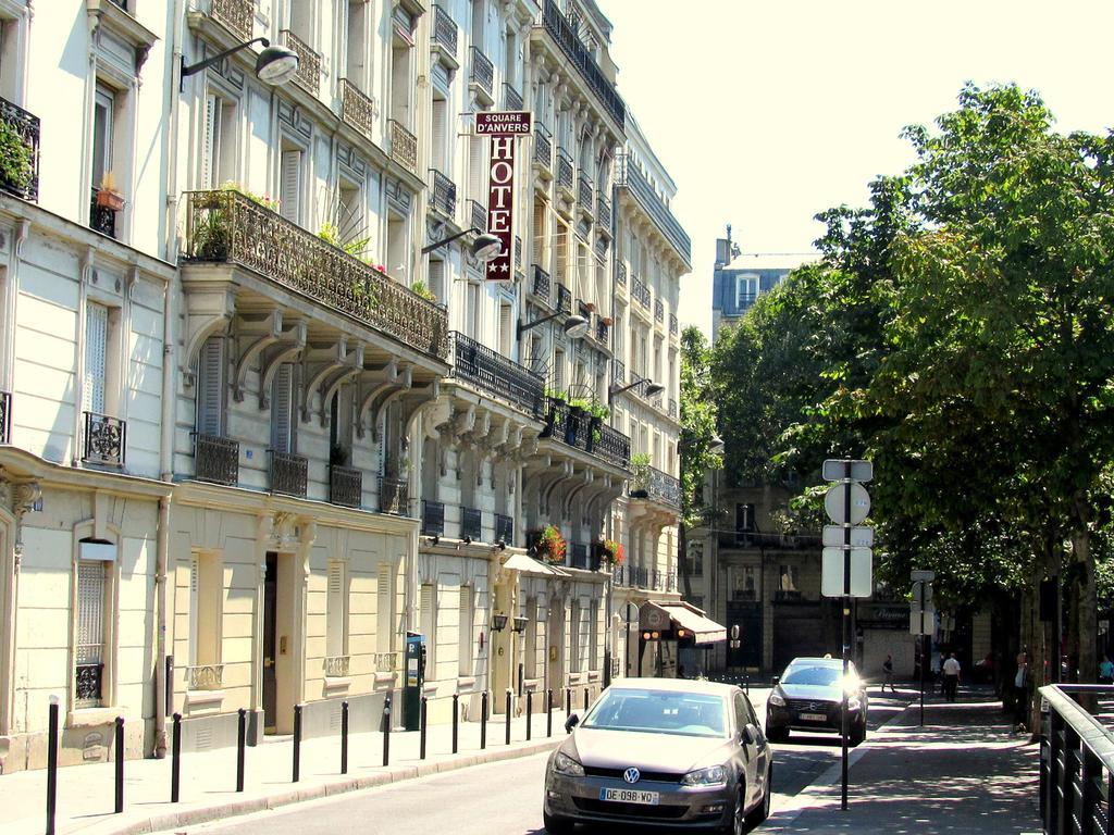 Hôtel du Square d'Anvers Paris Exterior foto